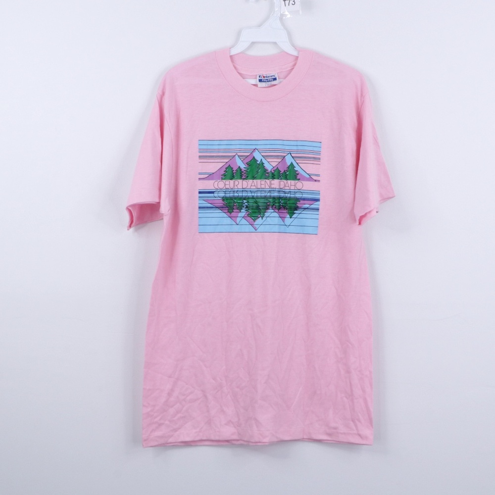 80s Streetwear Coeur D Alene Idaho Shirt Mens M